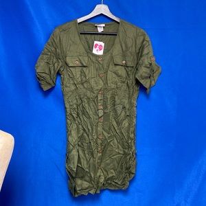 Times Two Women’s Button Up Maternity Tee NWT (4015)